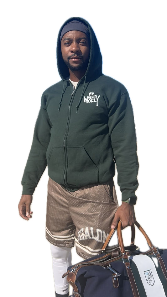Forest Green Wisely Hoodie