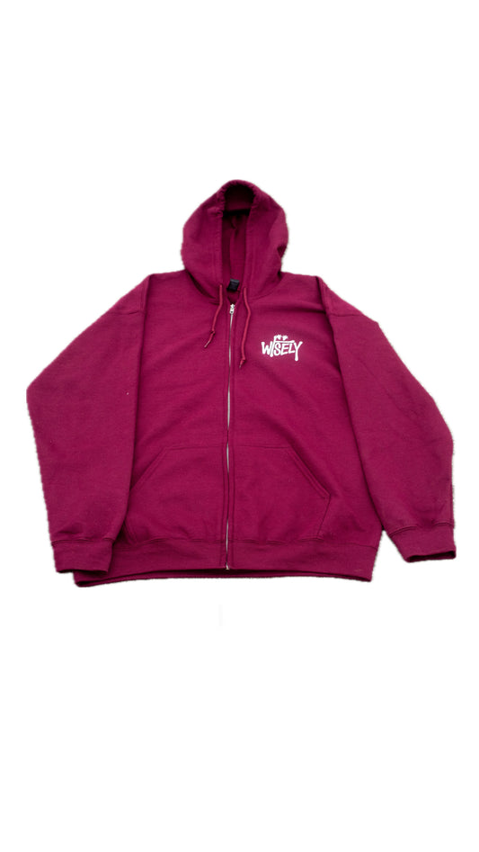 Maroon Wisely Hoodie