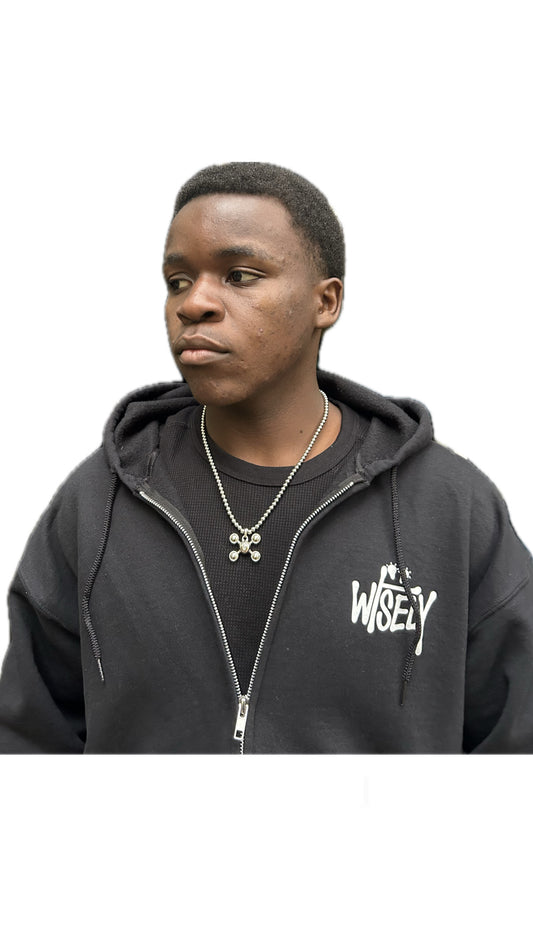 Black Wisely Hoodie
